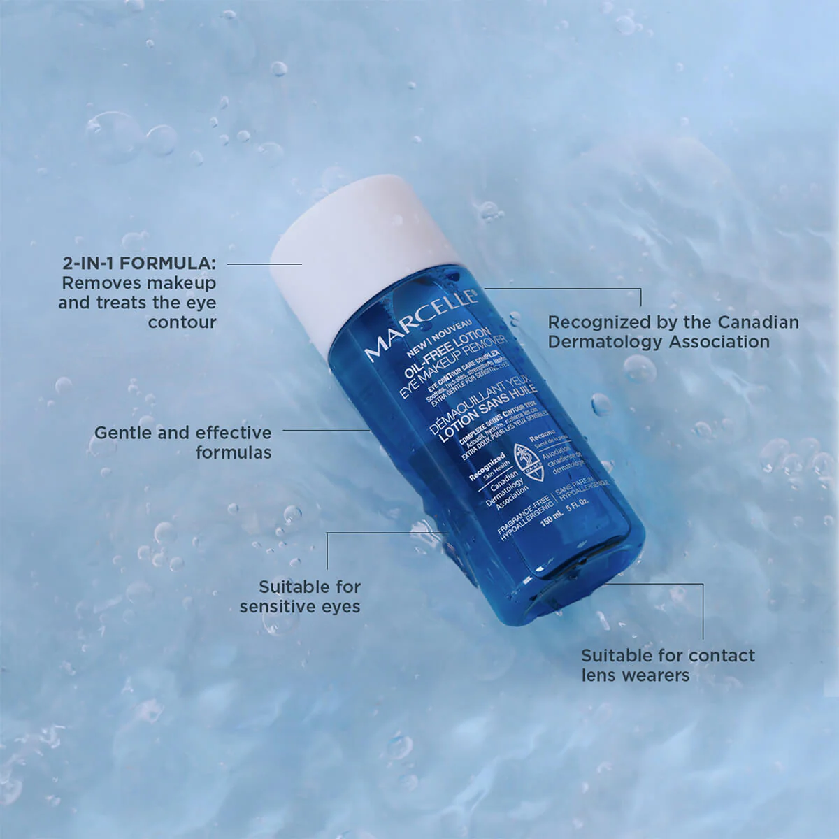Lotion démaquillante sans huile pour les yeux - Image 7